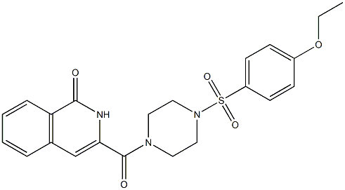1(2H)-Isoquinolinone,  3-[[4-[(4-ethoxyphenyl)sulfonyl]-1-piperazinyl]carbonyl]-|