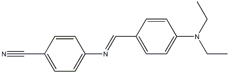 4-({(E)-[4-(diethylamino)phenyl]methylidene}amino)benzonitrile