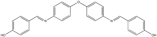 4-({[4-(4-{[(E)-(4-hydroxyphenyl)methylidene]amino}phenoxy)phenyl]imino}methyl)phenol|