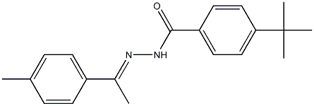 4-(tert-butyl)-N'-[(E)-1-(4-methylphenyl)ethylidene]benzohydrazide