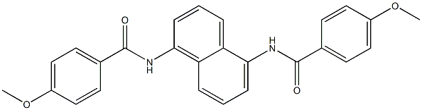 4-methoxy-N-{5-[(4-methoxybenzoyl)amino]-1-naphthyl}benzamide