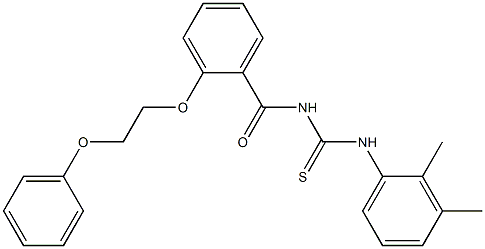 N-(2,3-dimethylphenyl)-N'-[2-(2-phenoxyethoxy)benzoyl]thiourea|