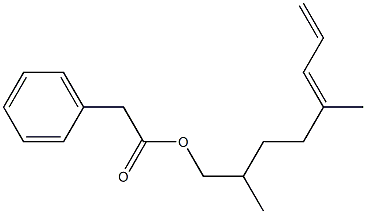 Phenylacetic acid 2,5-dimethyl-5,7-octadienyl ester