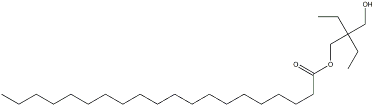 Icosanoic acid 2-ethyl-2-(hydroxymethyl)butyl ester Struktur