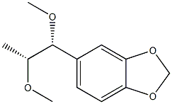 5-[(1R,2R)-1,2-Dimethoxypropyl]-1,3-benzodioxole Structure