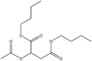 2-Acetyloxybutanedioic acid dibutyl ester Structure
