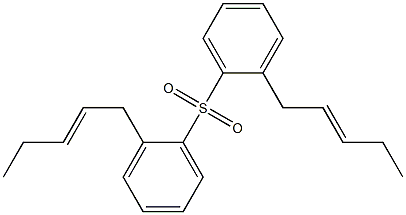 (2-Pentenyl)phenyl sulfone 结构式