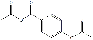 p-Acetoxybenzoic acid acetic anhydride Struktur