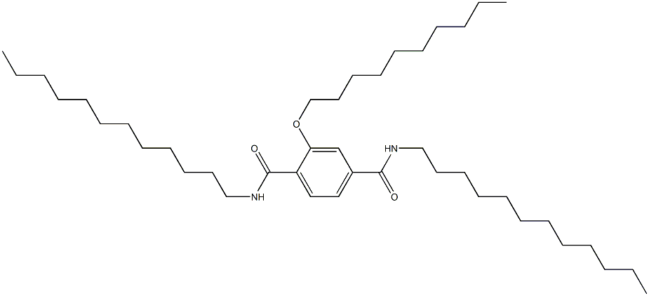 2-(Decyloxy)-N,N'-didodecylterephthalamide Structure
