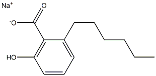 2-Hexyl-6-hydroxybenzoic acid sodium salt|