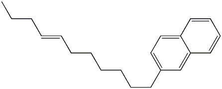 2-(7-Undecenyl)naphthalene Structure