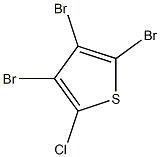 2-Chloro-3,4,5-tribromothiophene 结构式