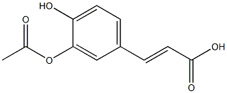 (E)-3-(3-Acetyloxy-4-hydroxyphenyl)propenoic acid