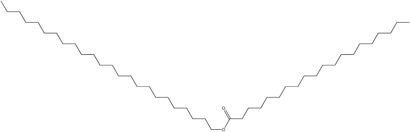 Icosanoic acid tetracosyl ester Structure