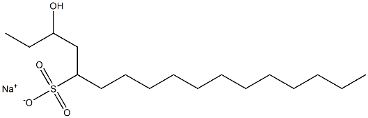 3-Hydroxyheptadecane-5-sulfonic acid sodium salt