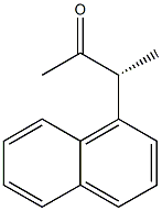 [R,(-)]-3-(1-Naphtyl)-2-butanone,,结构式