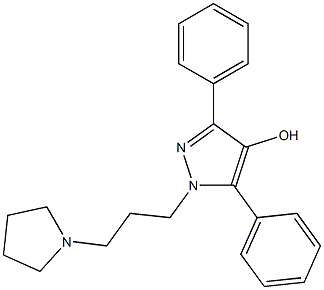 1-[3-(1-Pyrrolidinyl)propyl]-3,5-diphenyl-1H-pyrazol-4-ol