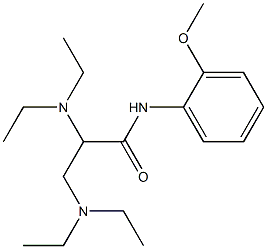 2,3-Bis(diethylamino)-N-(o-methoxyphenyl)propionamide