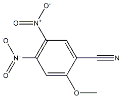 2-Methoxy-4,5-dinitrobenzonitrile Structure