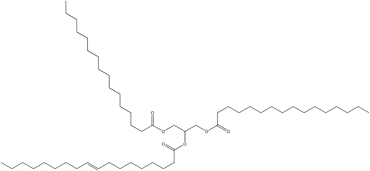 Glycerol 1,3-dipalmitate 2-[(E)-9-octadecenoate]