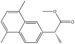 [R,(-)]-2-(5,8-Dimethyl-2-naphtyl)propionic acid methyl ester