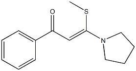 (Z)-3-(Methylthio)-3-(pyrrolidin-1-yl)-1-phenyl-2-propen-1-one