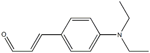 p-Diethylaminocinnamaldehyde Structure