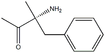 (R)-3-Amino-3-methyl-4-phenyl-2-butanone Struktur