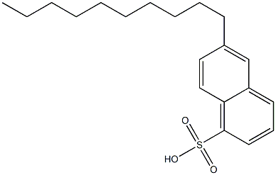6-Decyl-1-naphthalenesulfonic acid Struktur