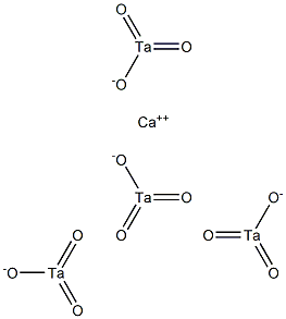 Calcium tetratantalate Struktur