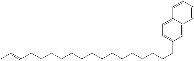 2-(16-Octadecenyl)naphthalene Struktur