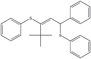 (E)-3,5-Bis(phenylthio)-5-phenyl-2,2-dimethyl-3-pentene