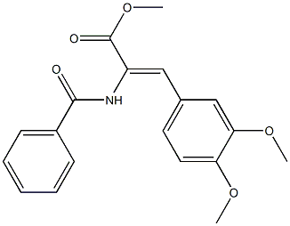 (Z)-2-(Benzoylamino)-3-(3,4-dimethoxyphenyl)acrylic acid methyl ester