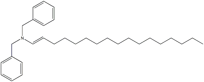 (1-Heptadecenyl)dibenzylamine Structure