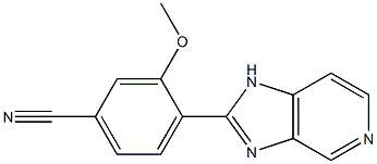 4-(1H-Imidazo[4,5-c]pyridin-2-yl)-3-methoxybenzene-1-carbonitrile