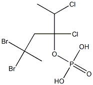 Phosphoric acid hydrogen (2,2-dibromopropyl)(1,2-dichloropropyl) ester