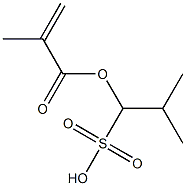 1-(Methacryloyloxy)-2-methyl-1-propanesulfonic acid Struktur