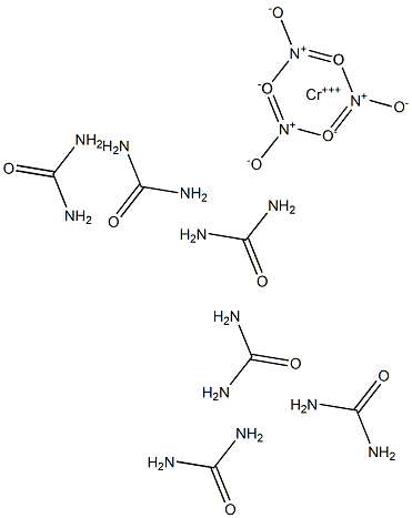 Hexakis(urea)chromium(III) nitrate Structure