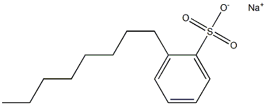 2-Octylbenzenesulfonic acid sodium salt Struktur