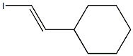 (E)-2-シクロヘキシル-1-ヨードエテン 化学構造式