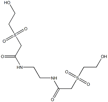 2,2'-Bis(2-hydroxyethylsulfonyl)[N,N'-ethylenebis(acetamide)]