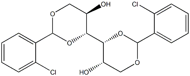 1-O,3-O:4-O,6-O-Bis(2-chlorobenzylidene)-D-glucitol 结构式