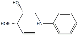 (2R,3S)-1-(Phenylamino)-4-pentene-2,3-diol Struktur
