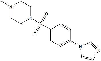 1-[4-(1H-Imidazol-1-yl)phenylsulfonyl]-4-methylpiperazine