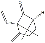 (1R,5S)-1-Ethenyl-2-methylene-7,7-dimethylbicyclo[3.1.1]heptan-6-one Structure