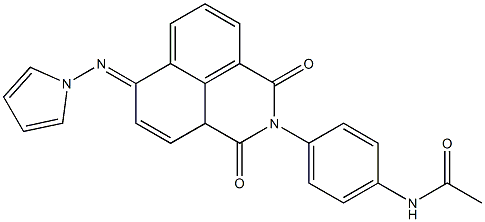 6-Pyrrolizino-2-[4-(acetylamino)phenyl]-2H-benzo[de]isoquinoline-1,3-dione