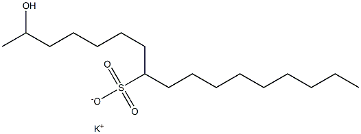 2-Hydroxyheptadecane-8-sulfonic acid potassium salt