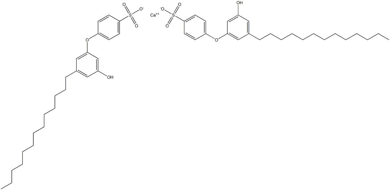 Bis(3'-hydroxy-5'-tridecyl[oxybisbenzene]-4-sulfonic acid)calcium salt