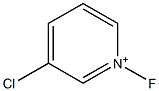 1-Fluoro-3-chloropyridinium 结构式