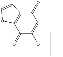 6-(tert-Butyloxy)benzofuran-4,7-dione Struktur